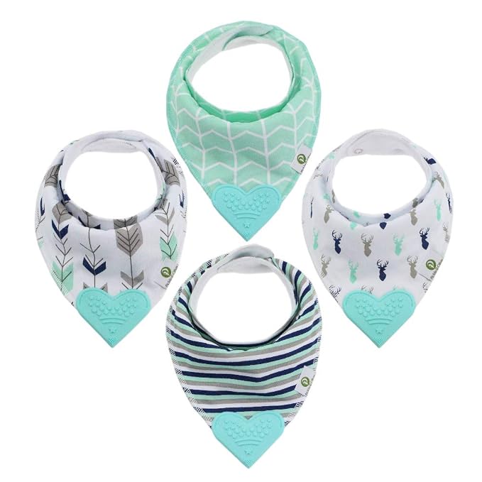 Pickle & Olive Baby Bandana Teething Bibs by PickleOlive