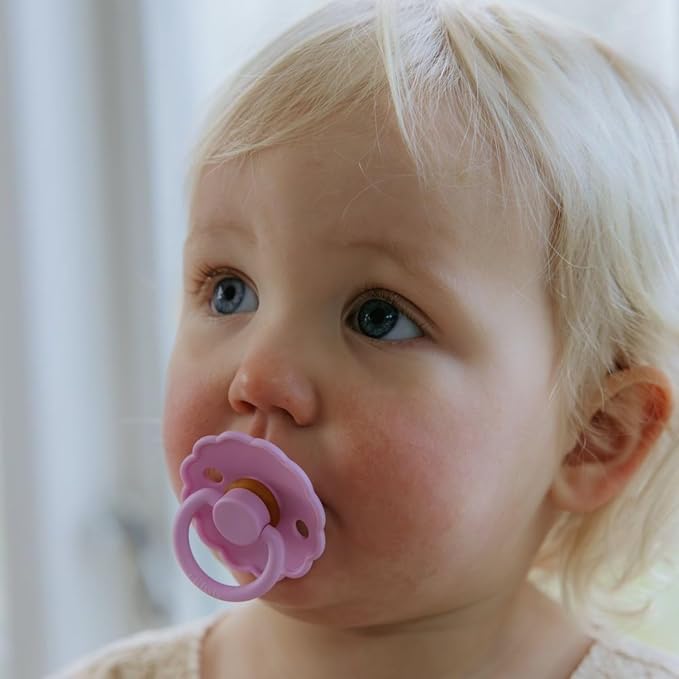 FRIGG Natural Rubber Baby Pacifier 4-Pack Sunset Bliss | Made in Denmark | - Image 3