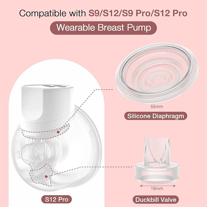 8PCS Silicone Duckbill Valve & 4PCS Silicone Diaphragm Compatible - Image 3