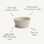 mushie Silicone Suction Bowl | BPA-Free Non-Slip Design - Image 3