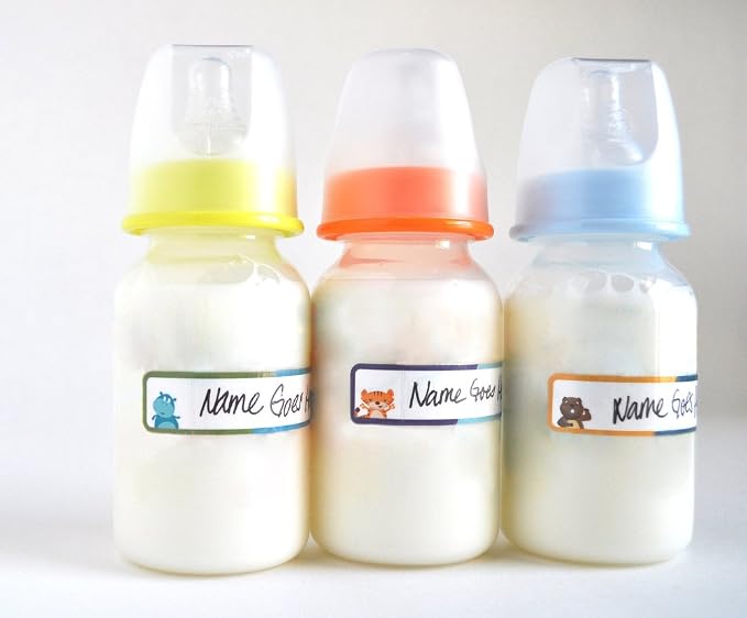 Bottle Labels, Self-Laminating, Waterproof Kids Name Labels - Image 2