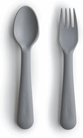 mushie Flatware Fork and Spoon Set by mushie
