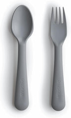 mushie Flatware Fork and Spoon Set by mushie