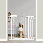 Auto Close Baby & Dog Gate 34-38.5 Inch, Tension Safety Gate Indoor, by Thasamm