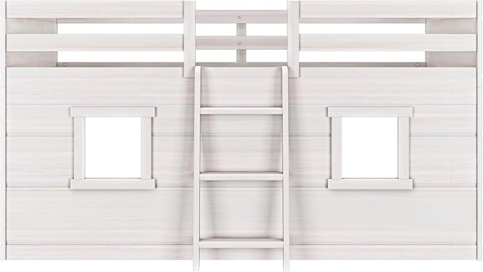 Max & Lily Modern Farmhouse Twin Low Loft Bed - Image 4