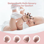 2 Pack Baby Teething Toys 0-6 6-12 Months, Adjustable Anti Dropping Wrist - Image 5