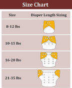 babygoal Reusable Charcoal Cloth Diapers - Image 7