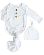 Caden Lane Newborn Knotted Gown by CadenLane