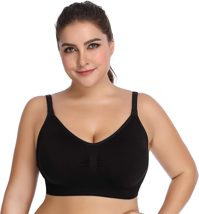 Lataly Womens Seamless Nursing Bra Sleeping Maternity Bralette - Image 2