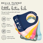 Bella Tunno Little Bites Bib – Silicone Baby Bibs - Image 2