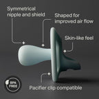 Tommee Tippee Ultra-Light StayPut Pacifier, 4 Pack, Designed - Image 4