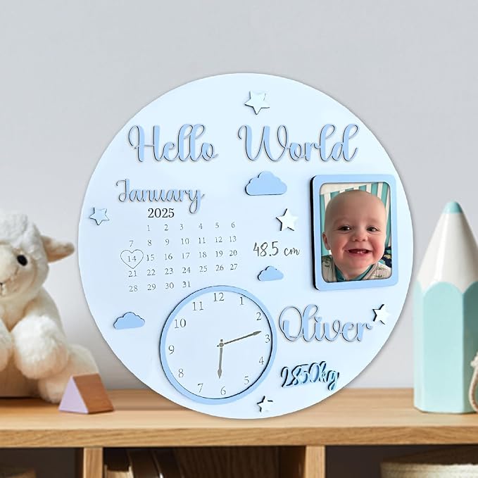 Personalized Newborn Photo Sign - Image 4