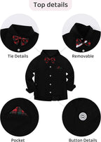 Toddler Boy Outfit Boy Dress Shirt - Image 2