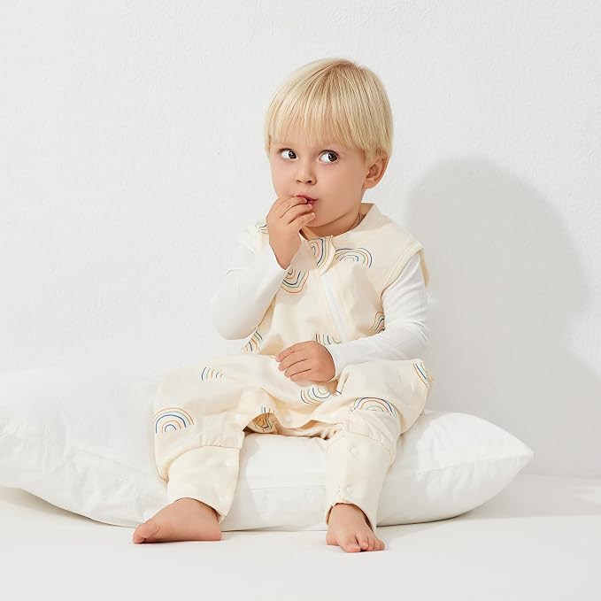 Duomiaomiao 2 Pack 0.5 TOG Toddler Sleep Sack 36-48 Months 100% Cotton - Image 3