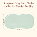 Baby Burp Cloths, Soft & Absorbent Burping Clothes - Image 2