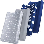 Changing Pad Cover, Diaper Changing Pad Covers 4 Pack, Fitted Baby Changing by Bilobanbabybedding