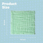Muslin Baby Washcloths Pack of 7 - Image 8
