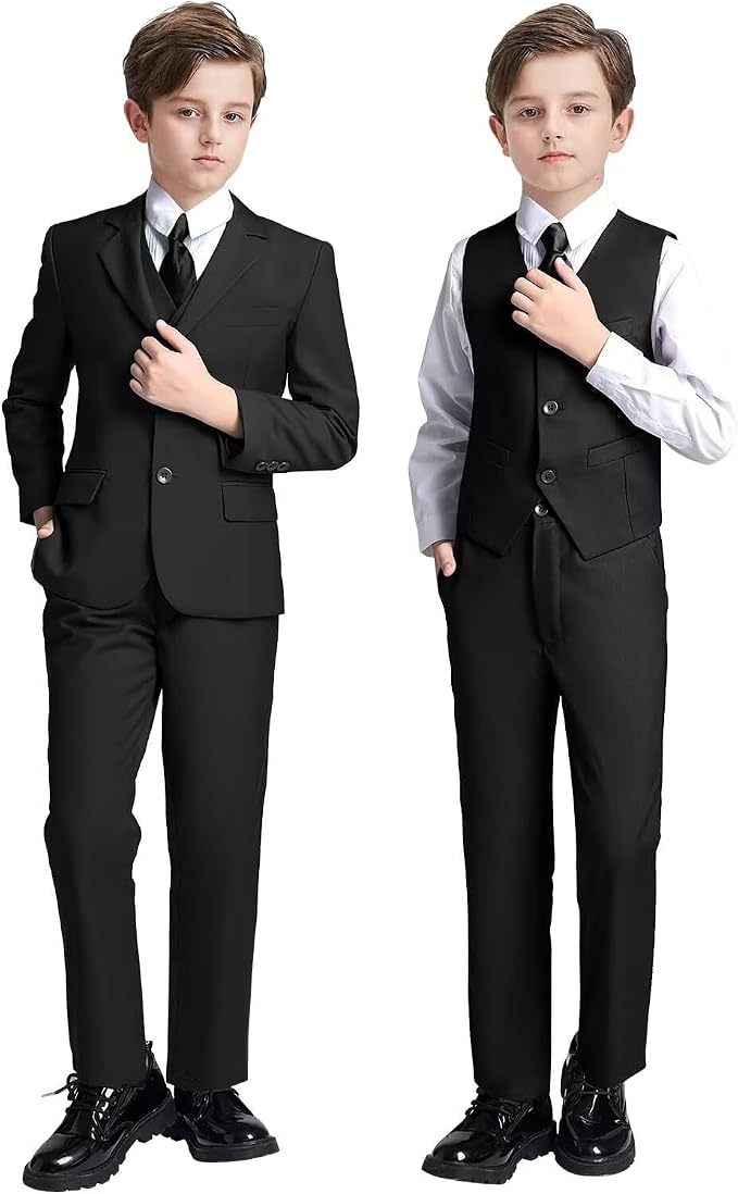 Boys' 5 Piece Formal Suit Set - Image 3
