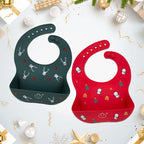 Little Dimsum Baby Bib Silicone Adjustable Waterproof - Image 2
