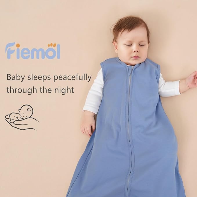 Baby Sleep Sack 0-6 Months, 100% Cotton Sleeping Sack - Image 5