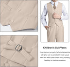 Boys Suit for Kids Teens Formal 5 Piece Tuxedo Suit Set - Image 4