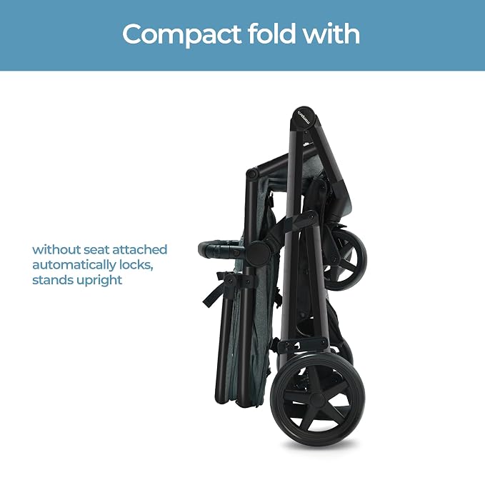 Mompush Baby Stroller, Convertible 2-in-1, Infant Car Seat Compatible, Includes - Image 5