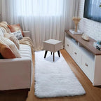 ONASAR White Runner Rugs for Bedroom Living Room, Washable Luxury Bedside - Image 4