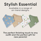 Copper Pearl 4 Pack Soft Cotton Baby Bibs - Image 6