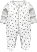 Kiddiezoom Baby and Toddler Boys'Snug Fit Footed One-Piece Romper Jumpsuit - Image 2