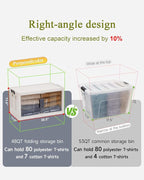 OlarHike 48QT Stackable Storage Bins - Image 3