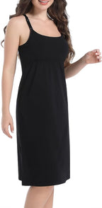 SUIEK 3-Pack Maternity Nursing Nightgown Cotton Breastfeeding Dress Pregnancy - Image 5