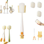 5 in 1 Bottle Cleaning Brush Set, 5‑in‑1 Multifunctional Bottle Cleaning Brush by ZANWANXIN