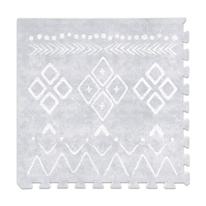 Lillefolk Baby Play Mat for Floor – 6x6ft Gray | Soft Non Toxic Premium EVA by LillefolkKids