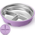 Nuogo 1 Pcs Stainless Steel Baby Suction Plates by Nuogo
