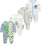 Kiddiezoom Baby and Toddler Boys'Snug Fit Footed One-Piece Romper Jumpsuit - Image 2
