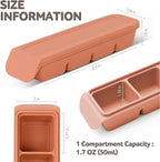 Silicone Freezer Trays with Lid, 1.7oz 4 Section - Image 6