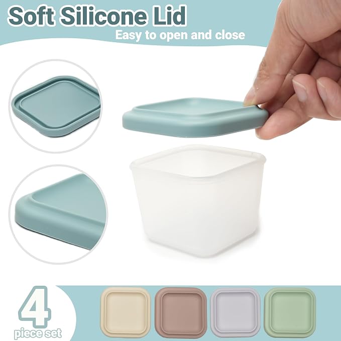 Silicone Food Storage Containers Snack Containers - Image 3