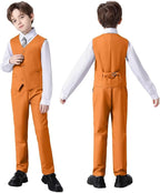 Boys Suit Set Slim Fit Kids Formal Suits Toddler Tuxedo Wedding Prom Classic - Image 6