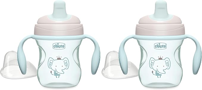Chicco Semi-Soft Trainer with Bite-Resistant Spout and Spill-Free Lid 7oz. | by ChiccoUSA