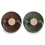 FRIGG Little Viking Natural Rubber Baby Pacifier 2-Pack | Made in Denmark | - Image 2