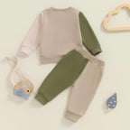 Toddler Baby Boy Fall Winter Outfit Long Sleeve Letter Print Sweatshirts and - Image 3