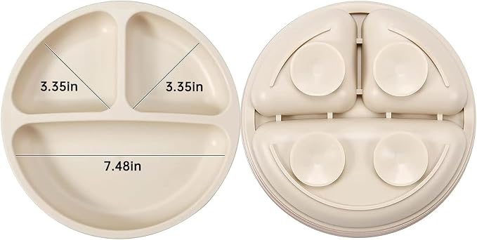 PandaEar Silicone Baby Feeding Set, 2 Pack - Image 3