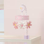 Lambs & Ivy Daisy Dreams Pink/White Musical Baby Crib Mobile Soother Toy - Image 5