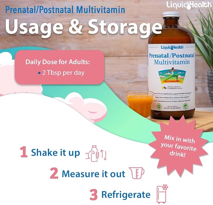 LIQUIDHEALTH Complete Multiple & Prenatal/Postnatal Multiple Liquid Vitamin - Image 8