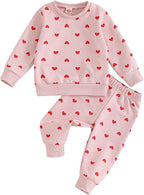 Fernvia Toddler Baby Girl Clothes 3 6 9 12 18 24 Months Fall Outfits Solid Long by Fernvia