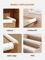 Baby Proof Edge Corner Protector, 16.4FT 0.47''Th L-Shape Furniture Corner & - Image 8