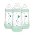 MAM 9oz Easy Start Anti-Colic Baby Bottles, Medium Flow, Breastfeeding-Like by MAMBabyUSA