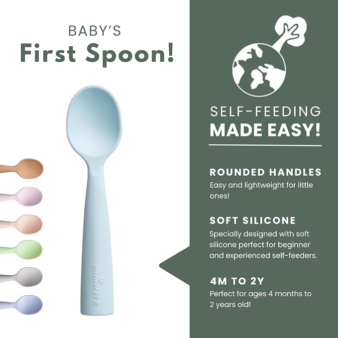 Miniware Silicone Baby Spoon for Training - Image 2