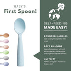 Miniware Silicone Baby Spoon for Training - Image 2