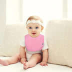 SPINFOX Waterproof Baby Bibs for Girls, Unisex Drool Bib Cotton Solid Knit - Image 5